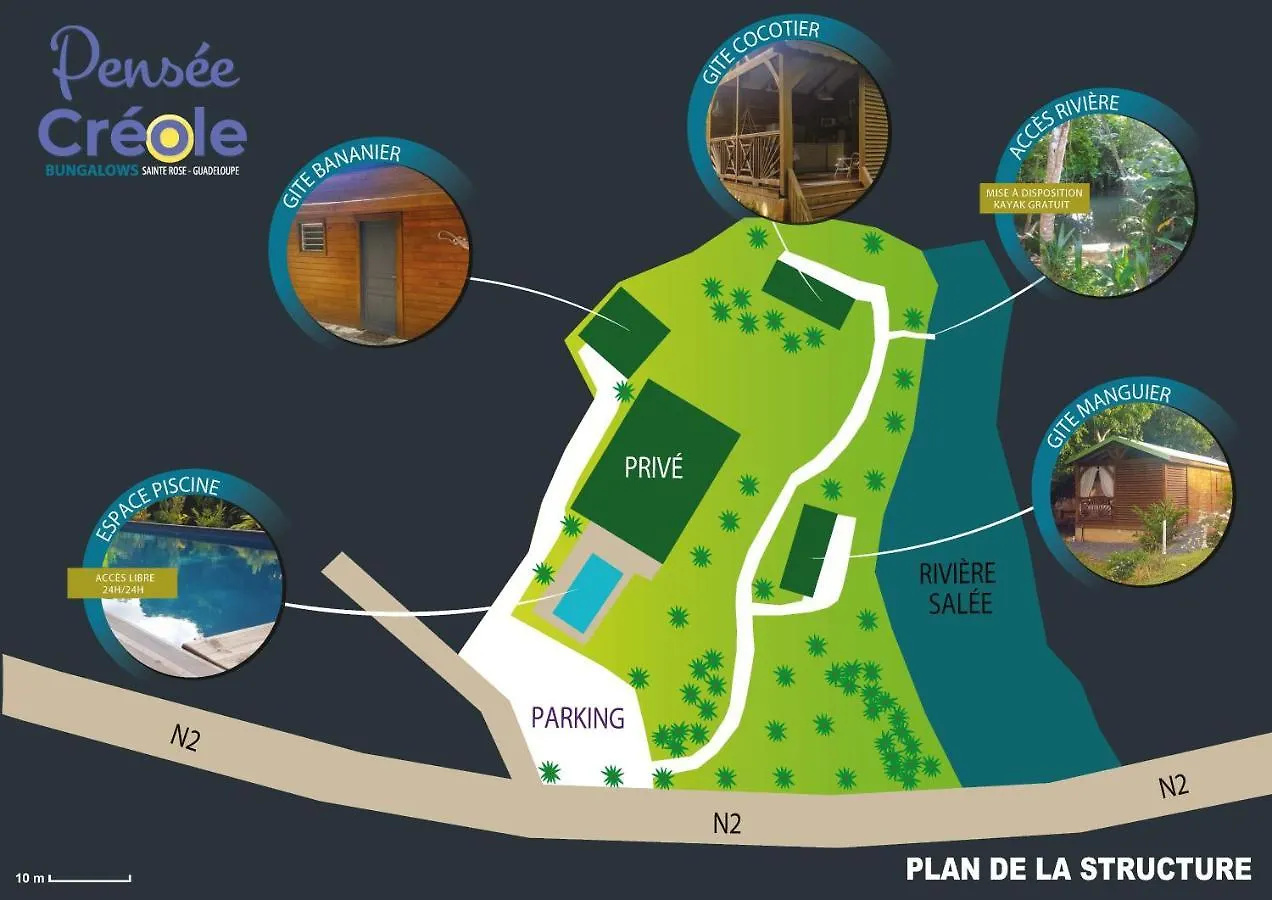 Lodge Pensee Creole Sainte-Rose